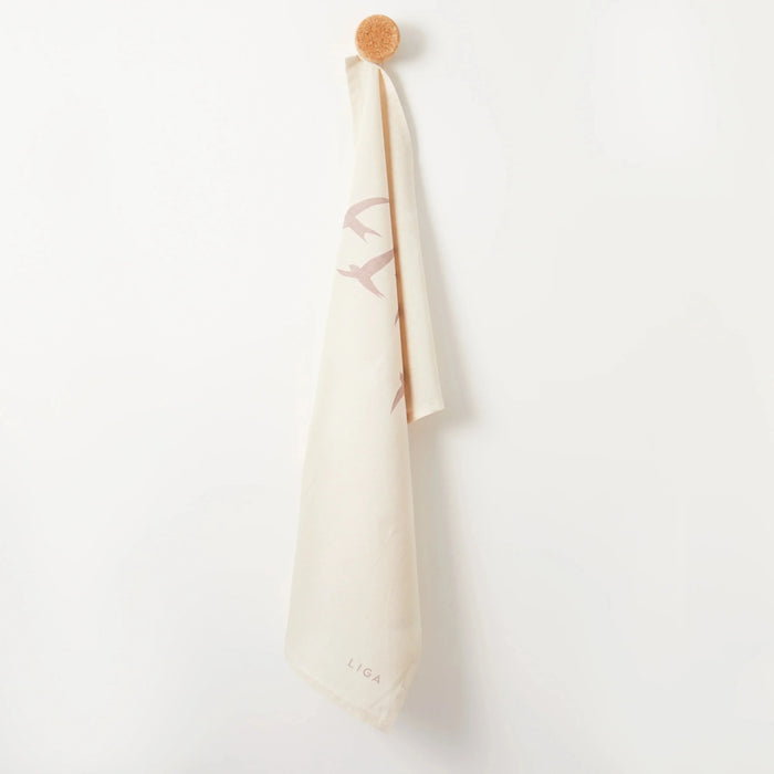 Liga Organic Organic Tea Towel - Swallows