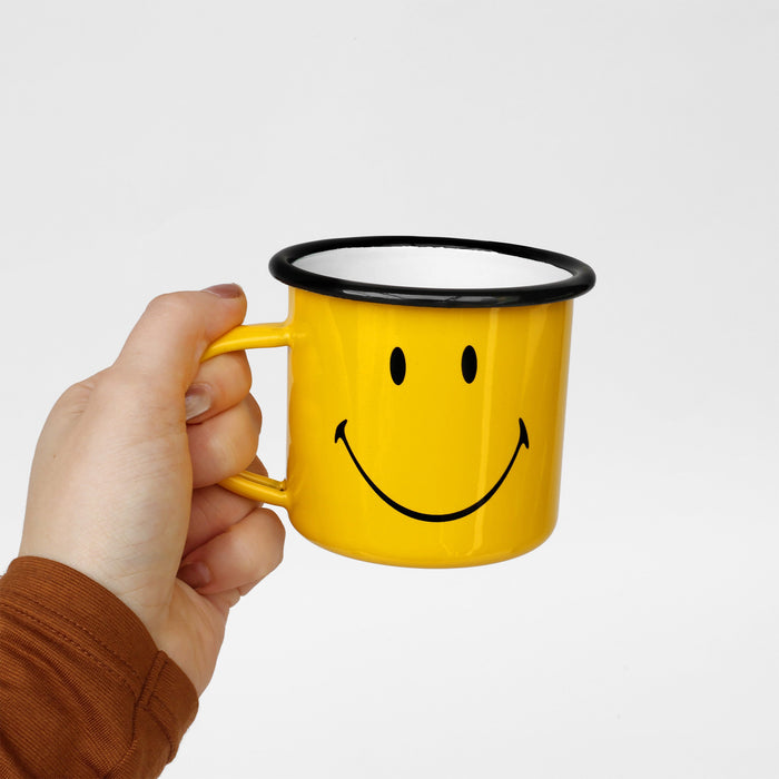 Suck UK Smiley Enamel Mug