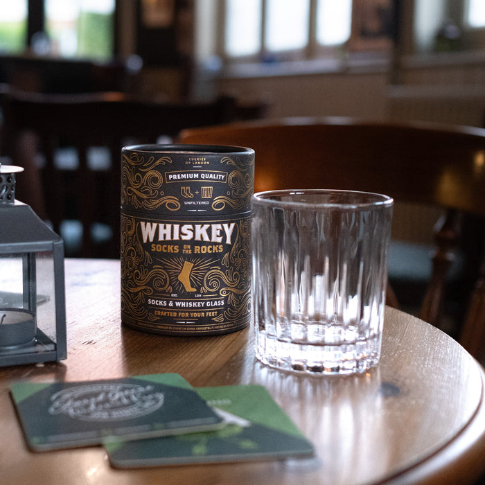 Suck UK Whiskey Socks on the Rocks