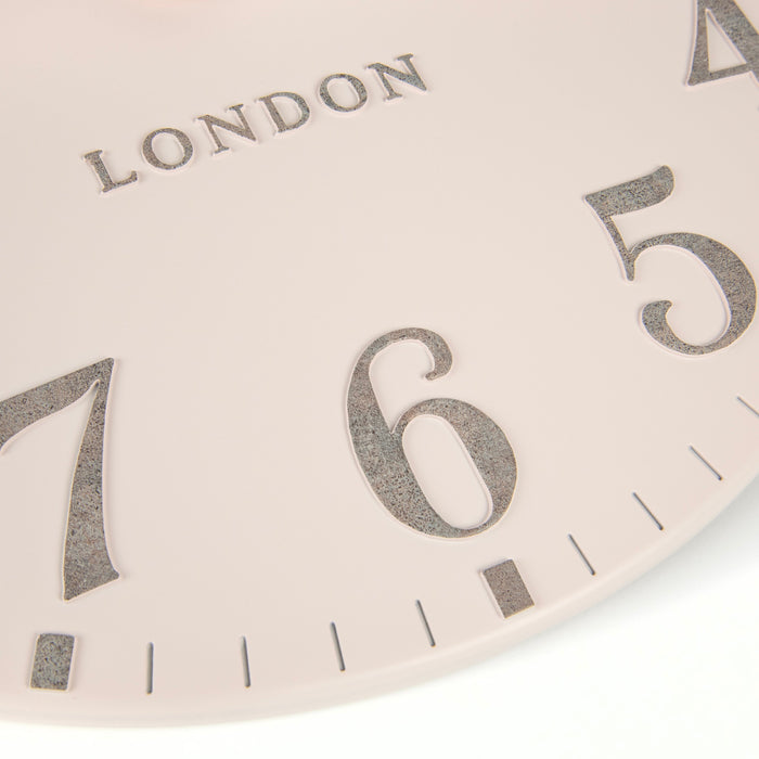 Thomas Kent Arabic Small Wall Clock - Pink - 30cm