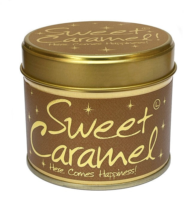 Lily Flame Sweet Caramel Scented Candle Tin