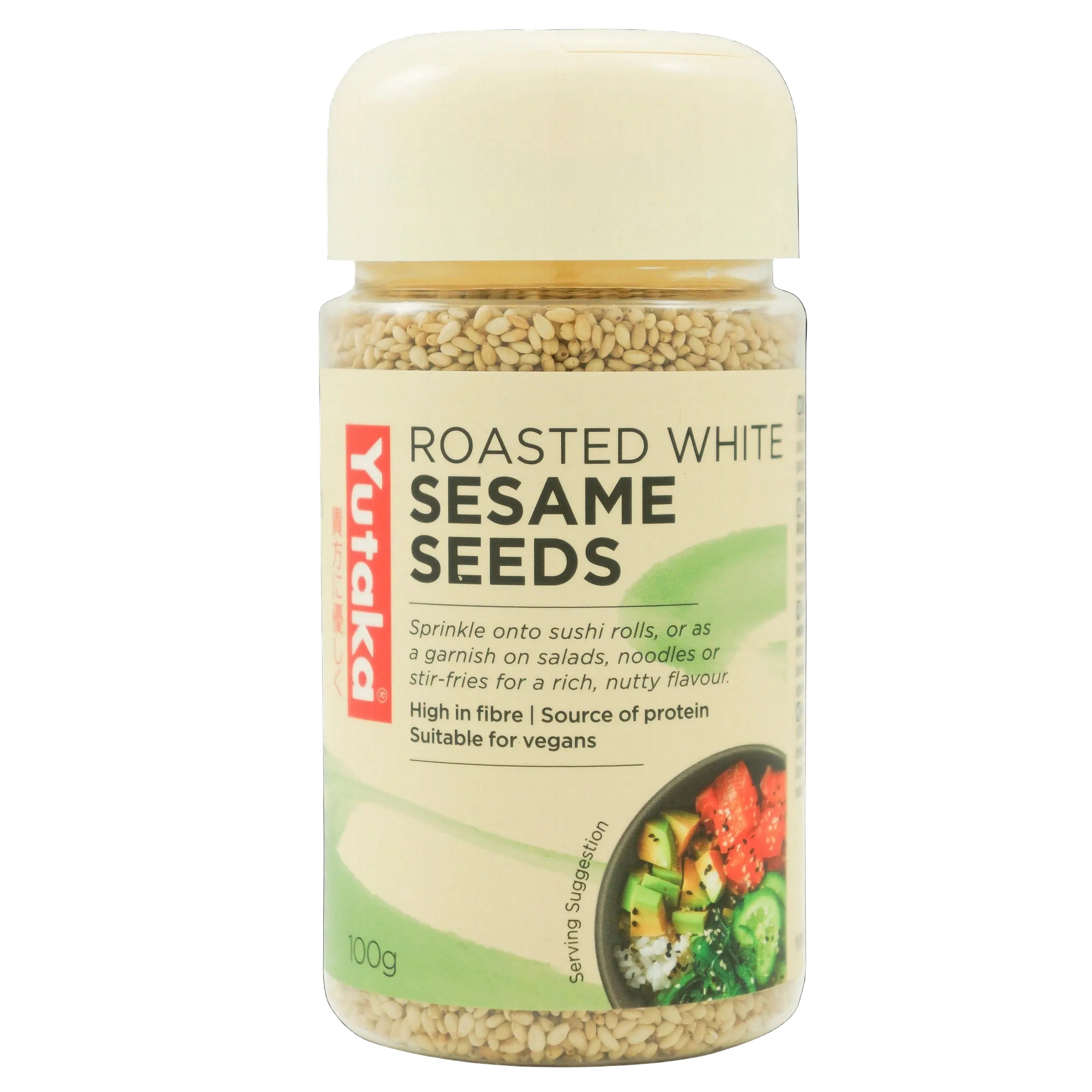 Yutaka White Roasted Sesame Seeds (100g)