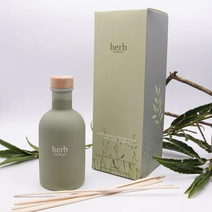 Herb Dublin - Peppermint, Eucalyptus And Lime Diffuser (150ml)