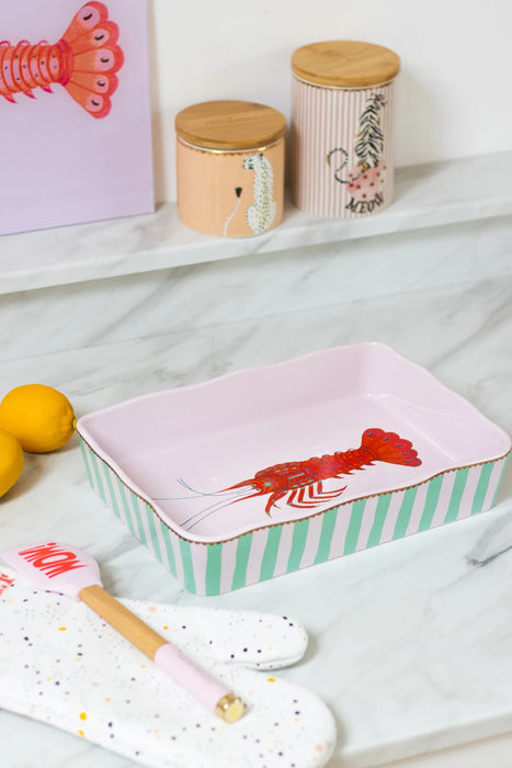 Yvonne Ellen Lobster Large Rectangular Dish (30cm)