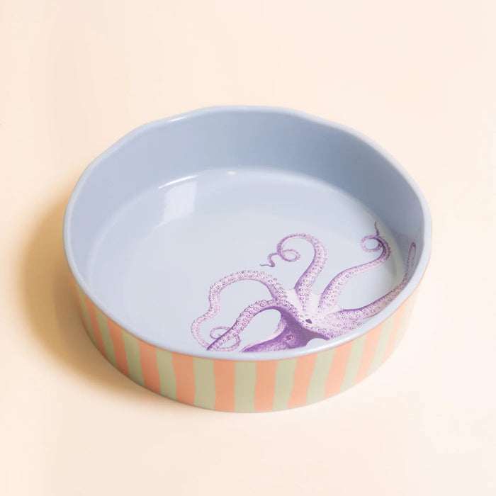 Yvonne Ellen Octopus Small Round Dish (23.5cm)