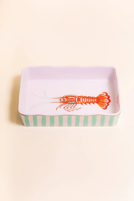 Yvonne Ellen Lobster Large Rectangular Dish (30cm)