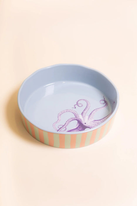 Yvonne Ellen Octopus Small Round Dish (23.5cm)