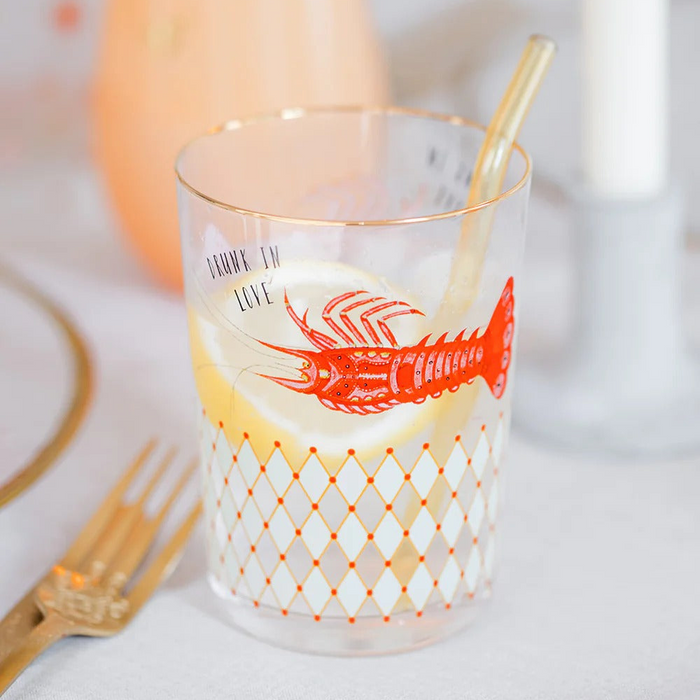 Yvonne Ellen Lobster Hi Ball Glass