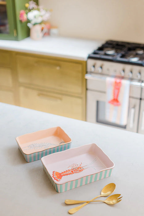 Yvonne Ellen Lobster Large Rectangular Dish (30cm)