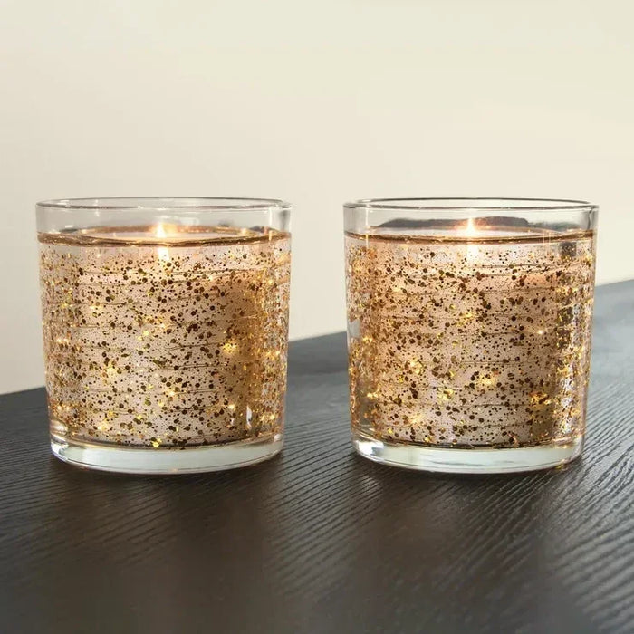 Avaria Light-Up LED Candle Gold - Pack of 2