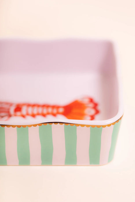 Yvonne Ellen Lobster Large Rectangular Dish (30cm)