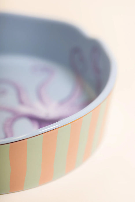 Yvonne Ellen Octopus Small Round Dish (23.5cm)