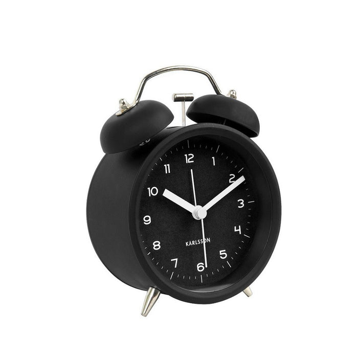 Karlsson Classic Bell Alarm Clock - Black