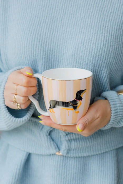 Yvonne Ellen Sausage Doggie Mug (Large)