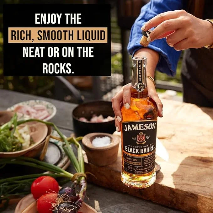 Jameson Black Barrel Blended Irish Whiskey with Gift set (700ml)