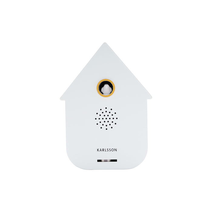 Karlsson Sound Box Modern Cuckoo Clock - White