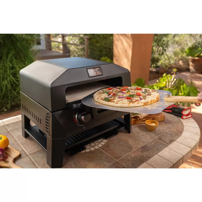 Nexgrill Fortress 2 Burner 4-in-1 BBQ Grill & Pizza Oven, Griddle, Grill Plate & Cover