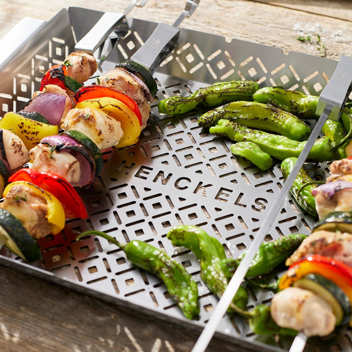 Henckels 8-piece BBQ Trays & Skewer Set