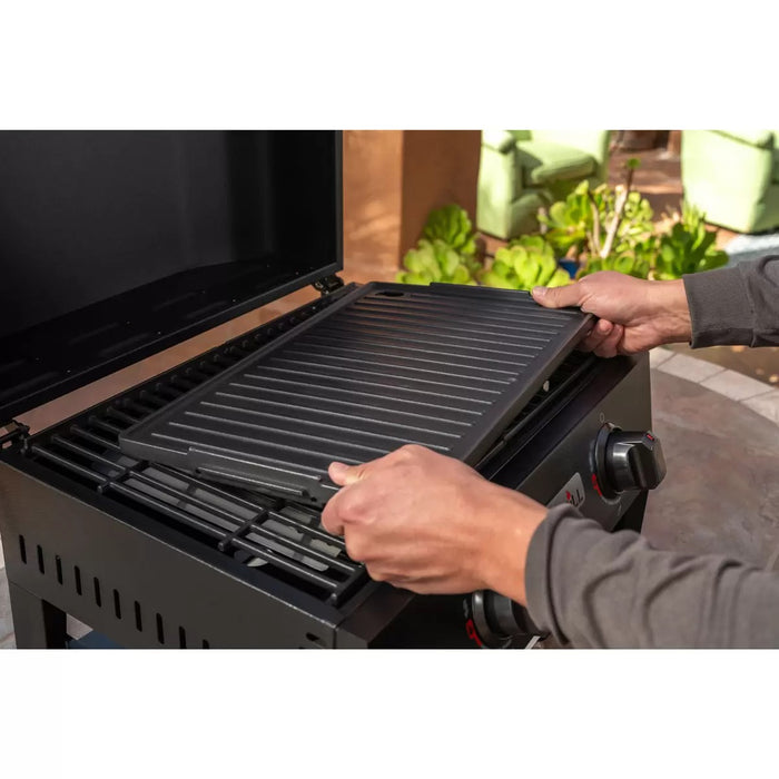 Nexgrill Fortress 2 Burner 4-in-1 BBQ Grill & Pizza Oven, Griddle, Grill Plate & Cover