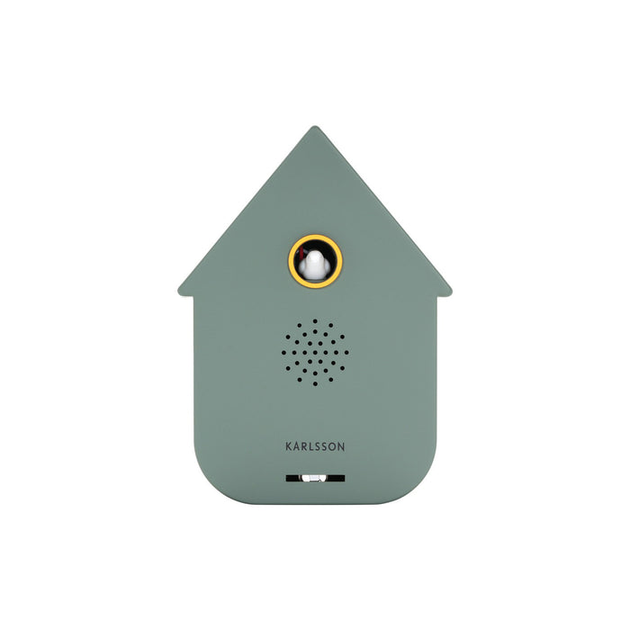 Karlsson Sound Box Modern Cuckoo Clock - Jungle Green