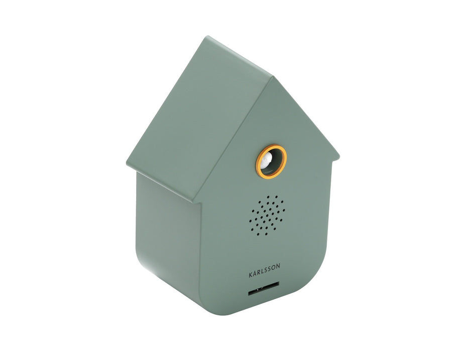 Karlsson Sound Box Modern Cuckoo Clock - Jungle Green
