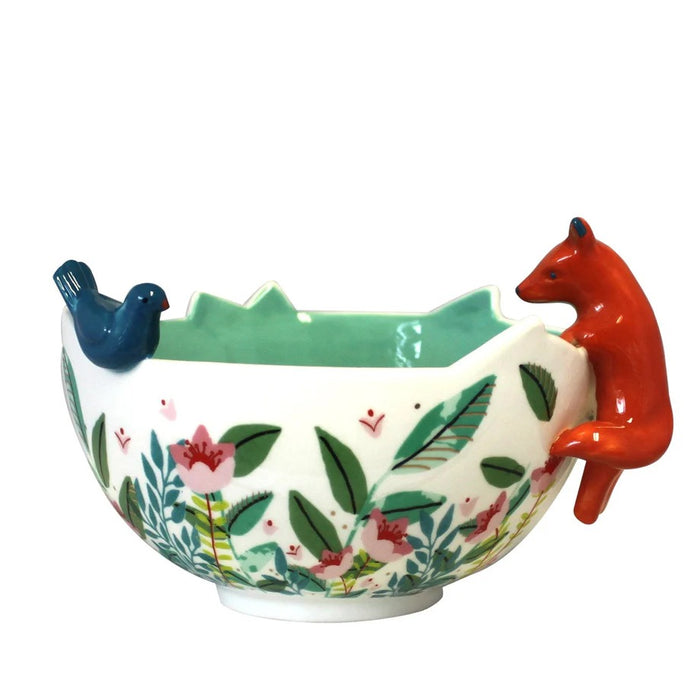 House Of Disaster Secret Garden Fox Bowl (11.5cm)