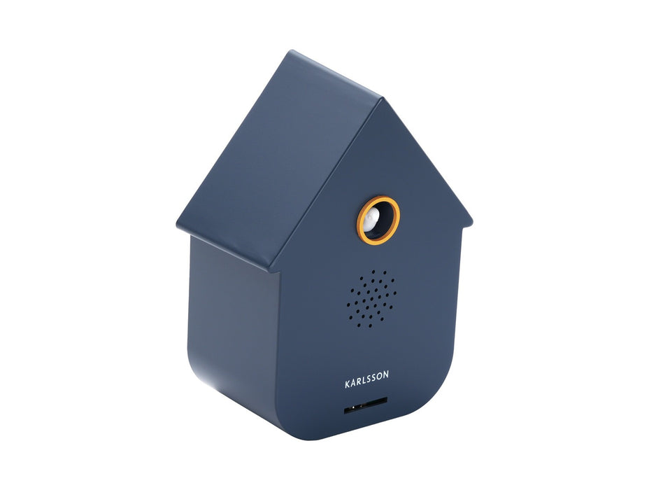 Karlsson Sound Box Modern Cuckoo Clock - Dark Blue