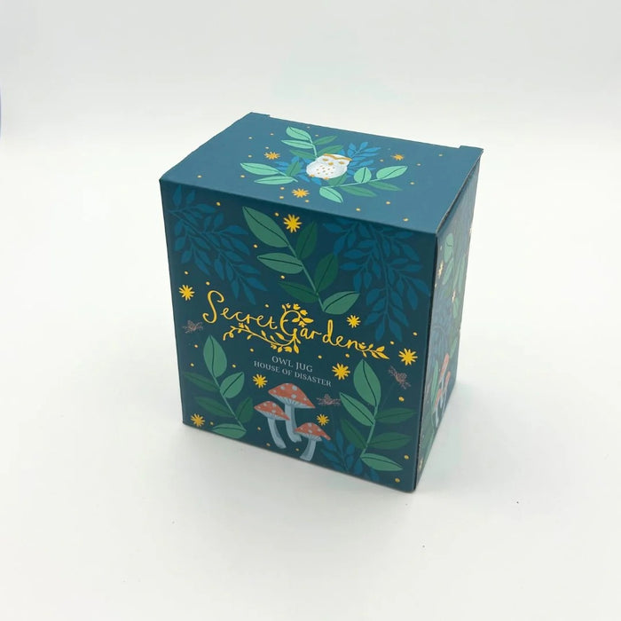 House of Disaster Secret Garden Owl Jug