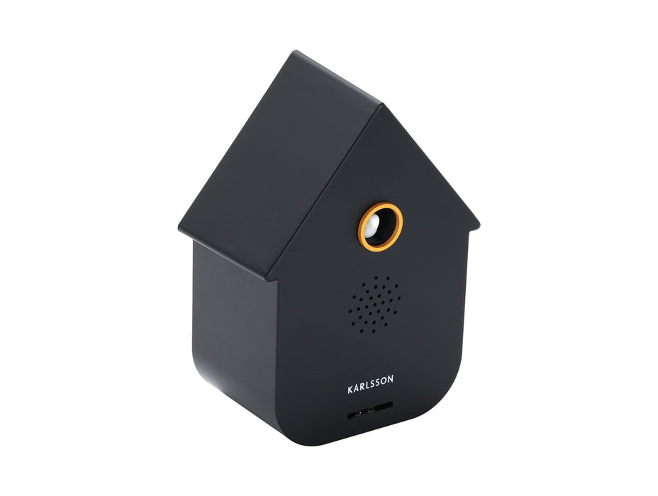 Karlsson Sound Box Modern Cuckoo Clock - Black