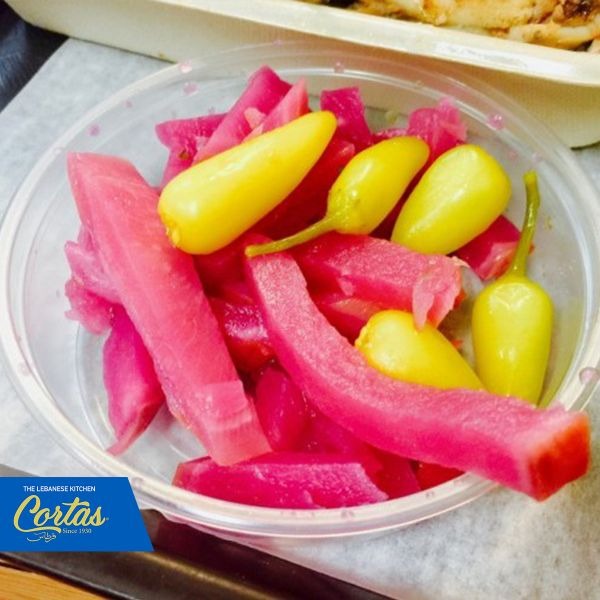 Cortas Sliced Pickled Turnips (625g)