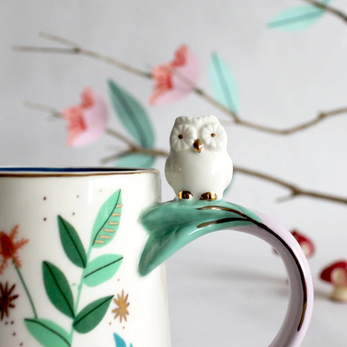 House of Disaster Secret Garden Owl Jug