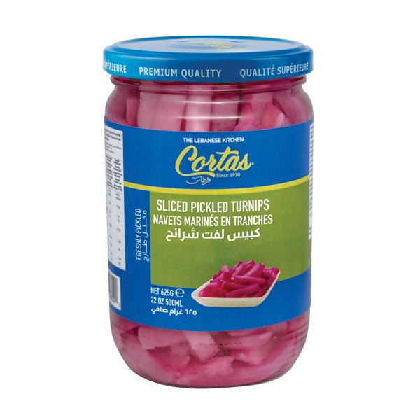 Cortas Sliced Pickled Turnips (625g)