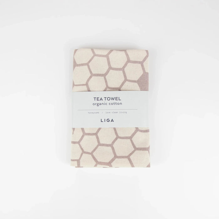 Liga Organic Organic Tea Towel - Honeycomb
