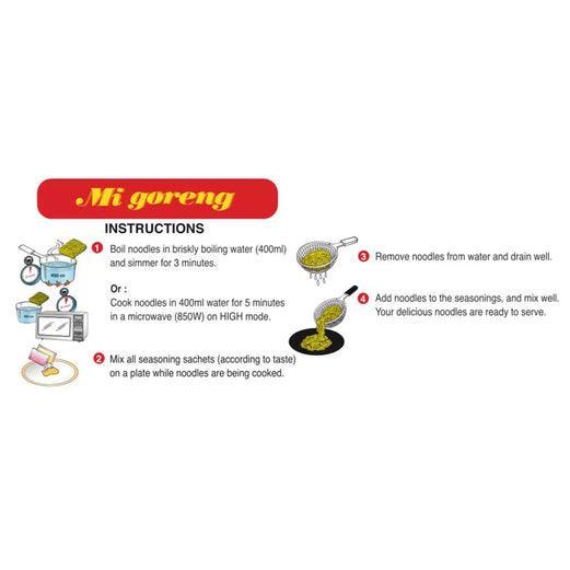 Indomie Mi Goreng Stir Fry Noodles 40 pack (40x80g)