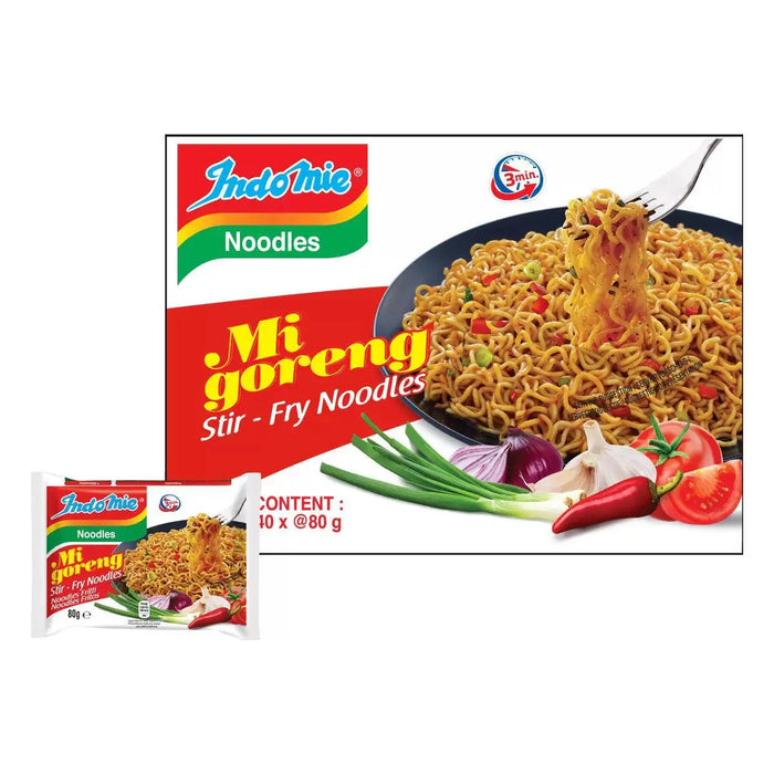 Indomie Mi Goreng Stir Fry Noodles 40 pack (40x80g)