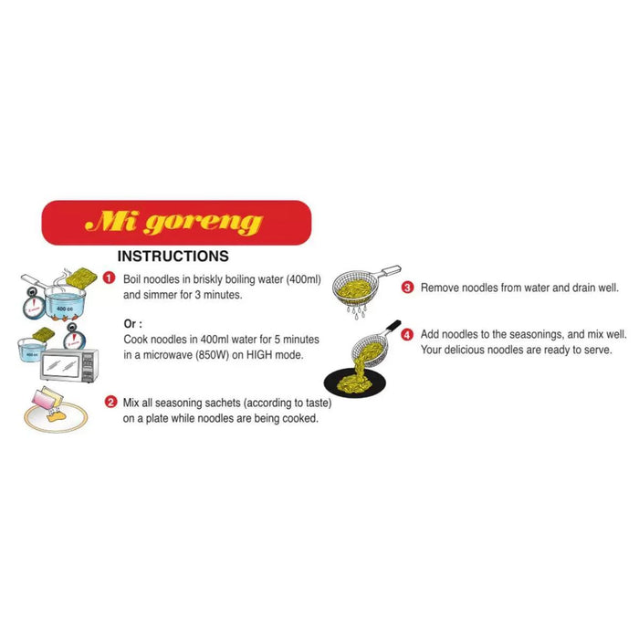 Indomie Mi Goreng Stir Fry Noodles (40g)
