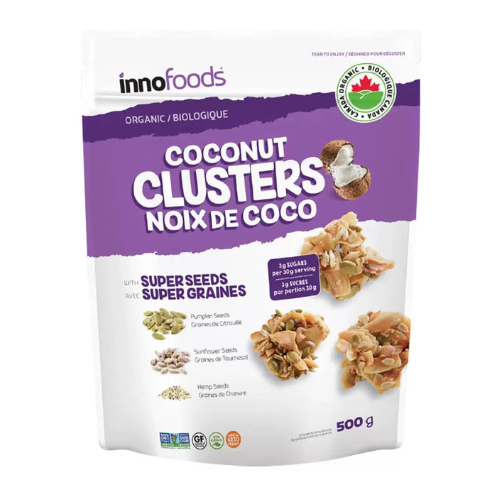 Inno Foods Coconut Keto Clusters With Super Seeds (500g)