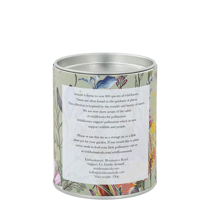 Irish Botanicals Elderberry & Spotted Nettle Tin Candle (9cm) - LemonSalt