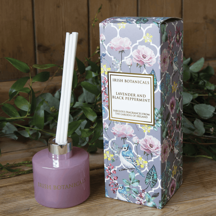 Irish Botanicals Reed Diffuser - Lavender And Black Peppermint
