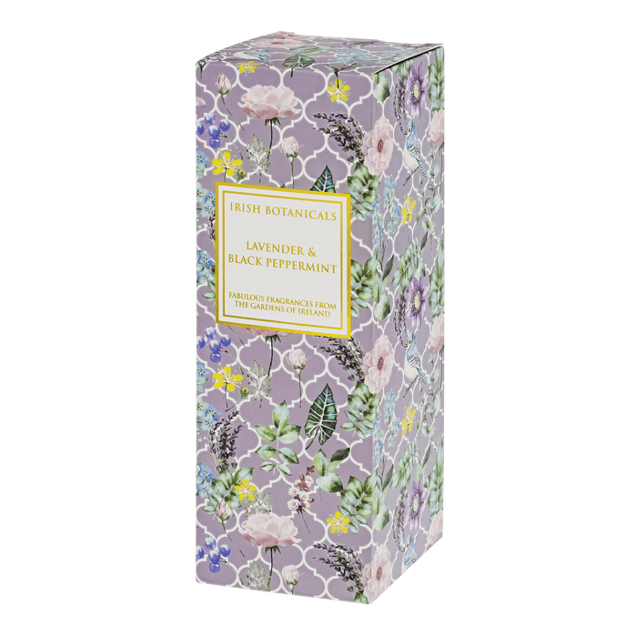 Irish Botanicals Reed Diffuser - Lavender And Black Peppermint