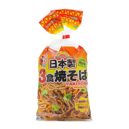 Itsuki Yakisoba Noodles With Sauce (510g) - LemonSalt