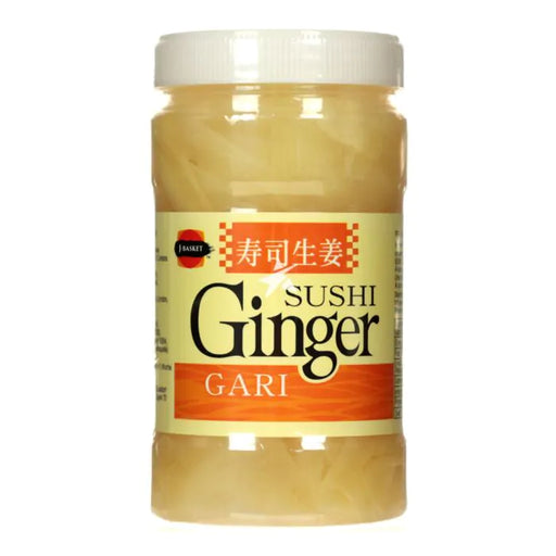 J-Basket Gari Sushi Ginger White (340g) - LemonSalt