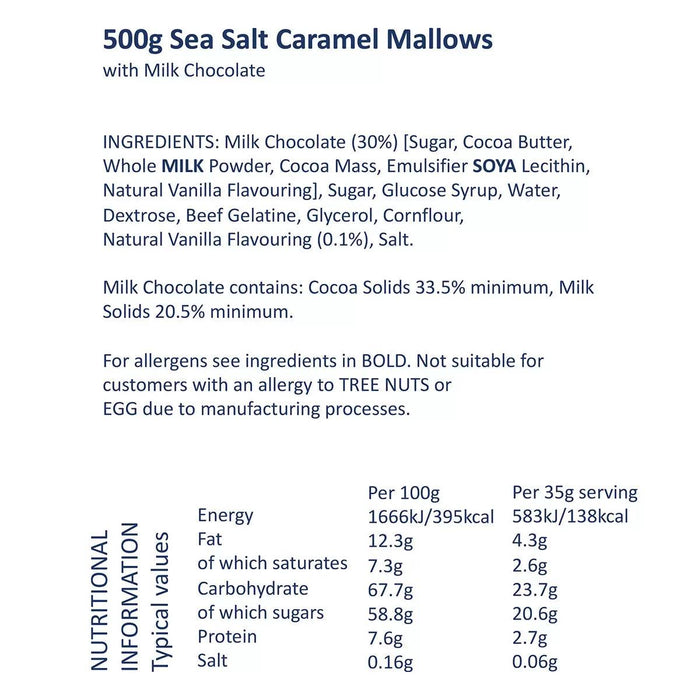 J.Charles Sea Salt Caramel Mallows (500g) | {{ collection.title }}