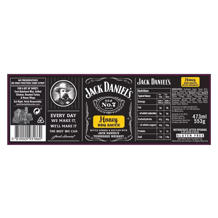 Jack Daniel's BBQ Sauce Variety Pack (3x553g)