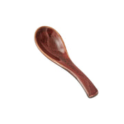 Japanese Ceramic Spoon: Red