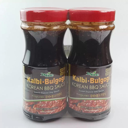 Jayone Kalbi-Bulgogi Korean BBQ Sauce (2x960g) | {{ collection.title }}