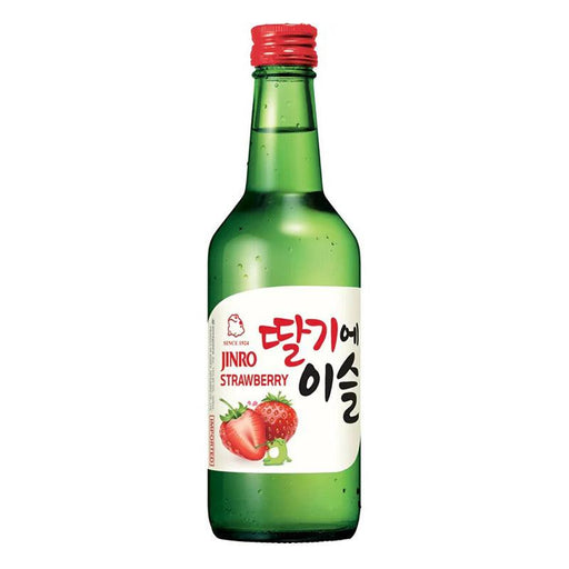 Jinro Chamisul Soju - Strawberry (350ml) - LemonSalt