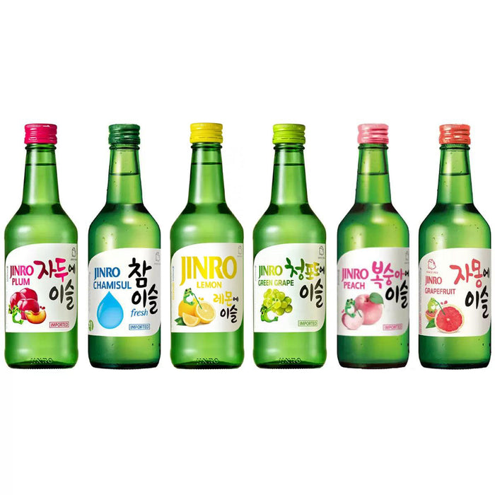 Jinro Soju Assorted Fresh (6x350ml)