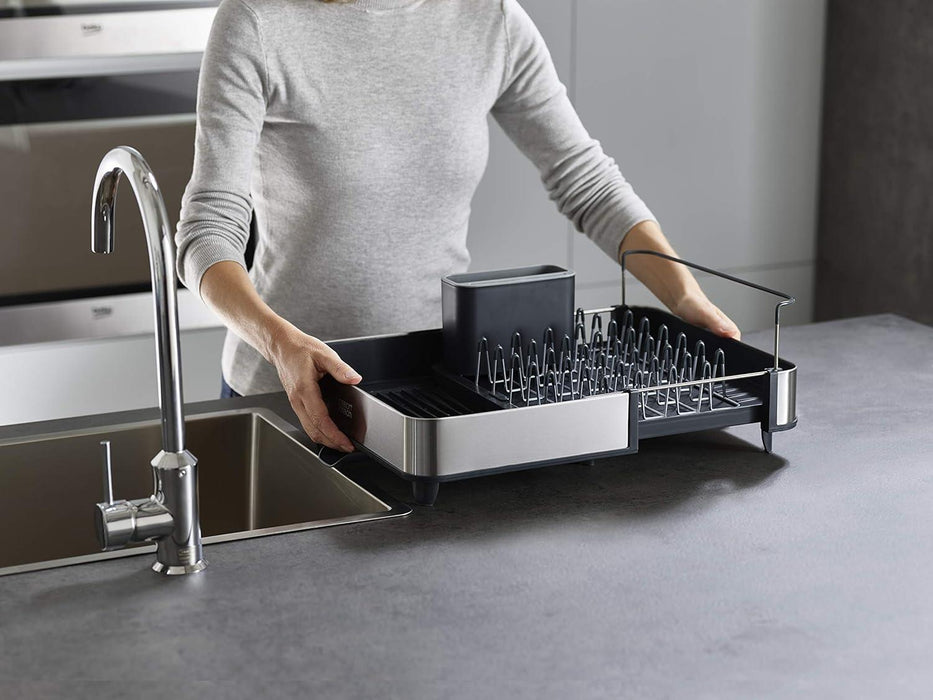 Joseph Joseph Extend Steel Expandable Dish Rack Grey/Steel Dish