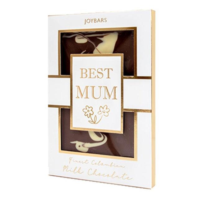 Joypots Luxury Best Mum" Milk Chocolate Gold Bar (175g)" - LemonSalt